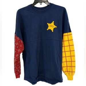 Disney Toy Story Woody Spirit Jersey 25th Anniversary Shirt Sheriff Howdy Size S